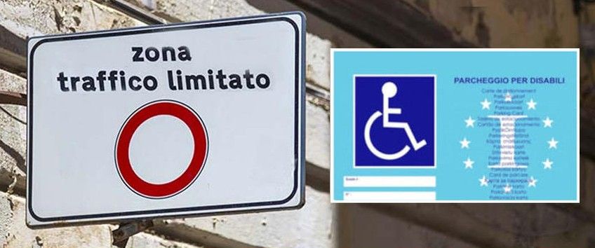 Se il disabile accede in area a traffico limitato senza comunicare la targa, è legittima la multa?